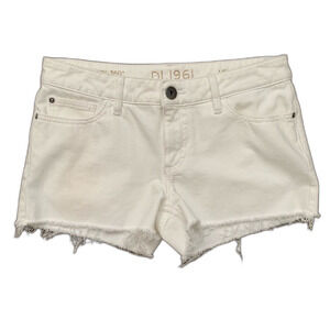 DL1961 Lola Shorts Milk 4 Way Stretch 360 Comfort Size 27